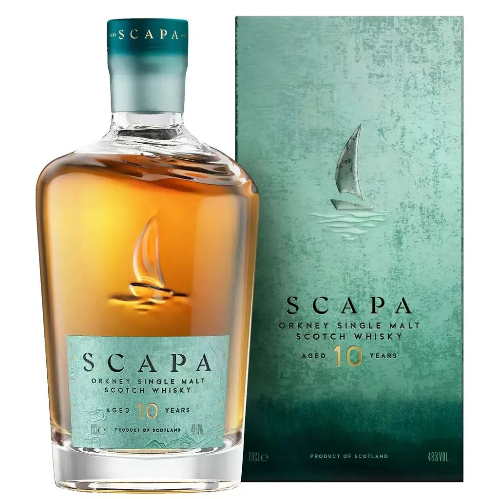 Віскі Scapa Single Malt 10 y.o. 48% 0.7 л gift box